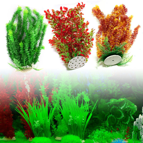 Plastic Fish Tank Grass